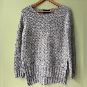 ⭐️ SALE $38 ⭐️ Aggel NWOT Chunky Knit Slits Multi Colour Speckled Sweater